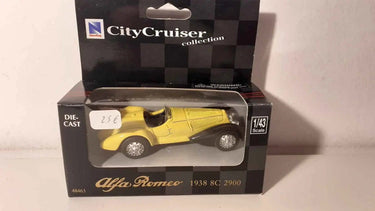 Alfa Roméo 8C 2900 jaune de 1938 Bernard Miniatures