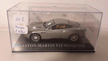 Aston-Martin V12 Vanquish grise (manque le rétro passager) Bernard Miniatures