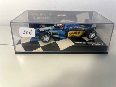 Benetton Renault B 195 bleue numéro 2 (Formule 1) MINICHAMPS Bernard Miniatures