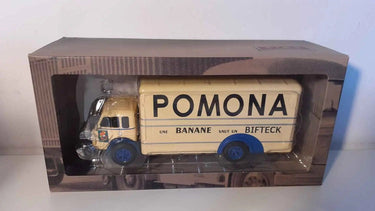 Camion LRS TANCARVILLE "Fainéant" de 1966 version frigo avec publicité POMONA Bernard Miniatures