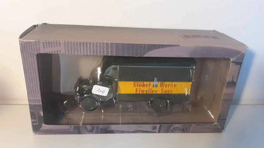 Camion OPEL BLITZ de 1949 fourgon vert foncé transport de meubles siglé Mobel Merke Eiweiller Saar Bernard Miniatures