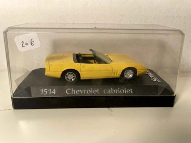 Chevrolet cabriolet jaune Solido référence 1514 (voiture américaine) Bernard Miniatures