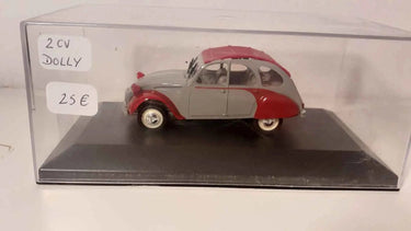 Citroën 2 CV DOLLY grise et rouge Bernard Miniatures