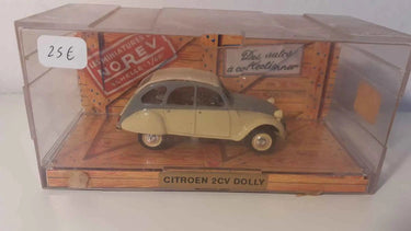 Citroën 2 CV Dolly beige et grise (Norev) Bernard Miniatures