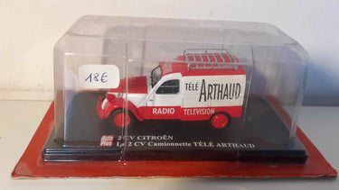 Citroën 2 CV camionnette Télé ARTHAUD Bernard Miniatures