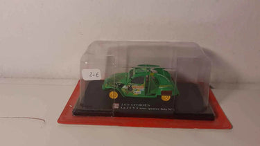 Citroën 2 CV cross quatre fois N°1 verte (avec le numéro 1) Bernard Miniatures