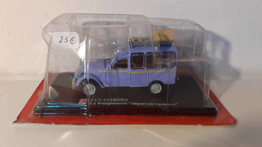 Citroën 2 CV la fourgonnette départ en vacances Bernard Miniatures