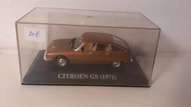 Citroën GS marron de 1971 (boite plexi) Bernard Miniatures