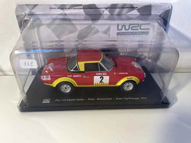 Fiat 124 Abarth Spider - rallye du Portugal 1974 (échelle 1/24ème) Bernard Miniatures