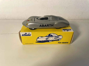 Fiat Abarth grise (Solido) dans boite en carton Bernard Miniatures