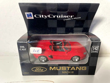Ford Mustang Mach 3 rouge (voiture américaine) Bernard Miniatures