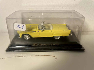 Ford Thunderbird jaune de 1955 (voiture américaine) Bernard Miniatures
