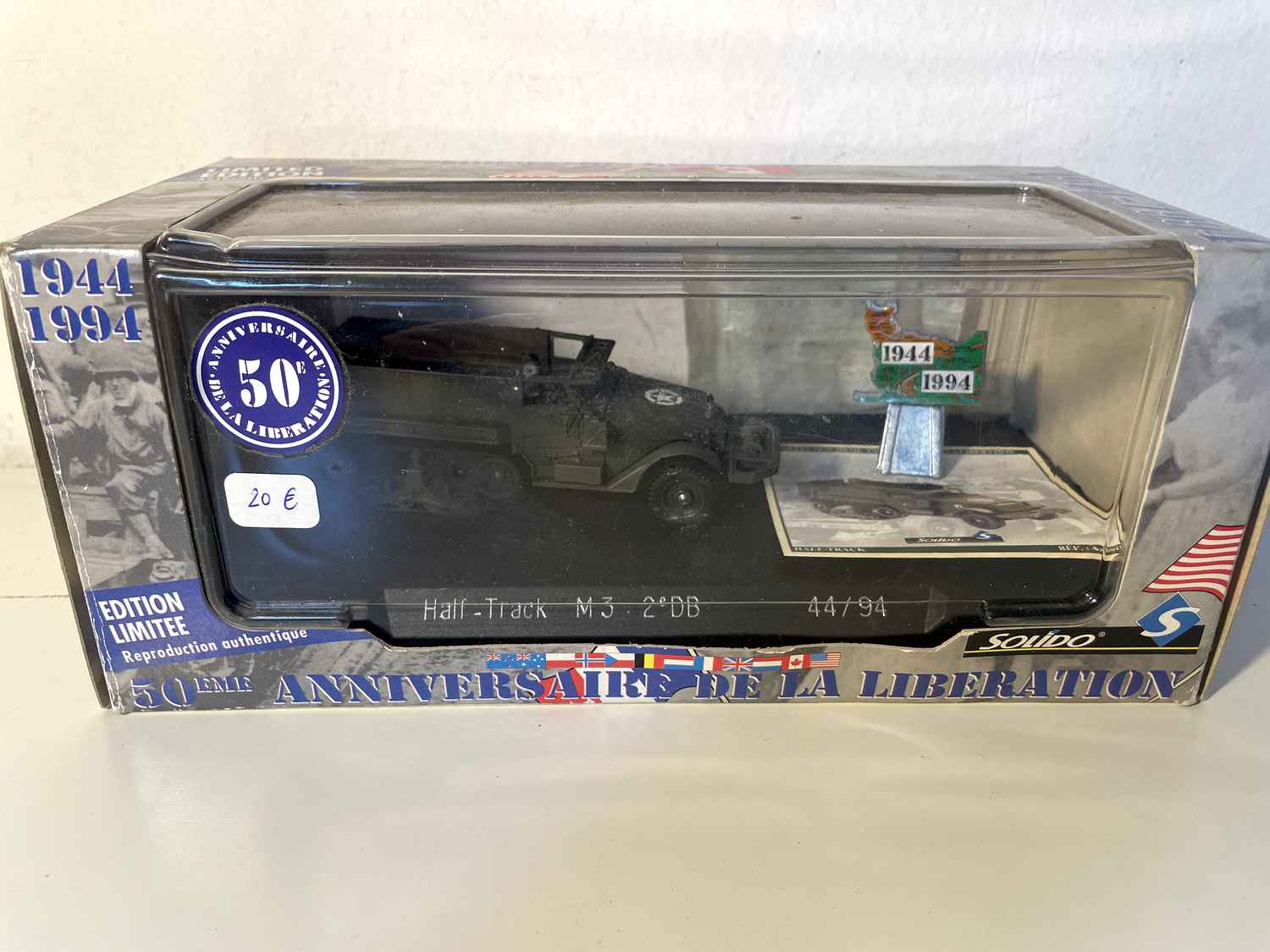M3 HALF-TRACK AVEC ARME M2HB 1/43 - Miniat Machauto M3 HALF-TRACK AVEC ARME M2HB 1/43 - Miniat Machauto