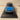 Panhard PL 17 bleue et toit noir