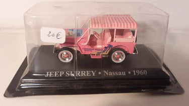 Jeep Surrey rose de 1960 Bernard Miniatures