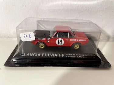 Lancia Fulvia HF rouge et noire (rallye de Monté-Carlo de 1972) Bernard Miniatures