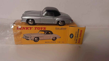 Mercedes-Benz 190SL grise et toit noir Dinky-Toys (Editions Atlas) Bernard Miniatures