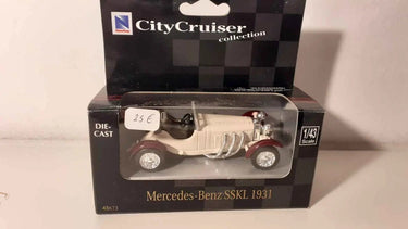 Mercedes-Benz SSKL blanche de 1931 Bernard Miniatures