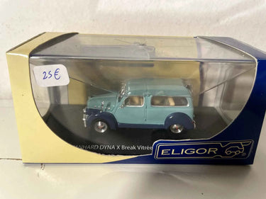 Panhard dyna X break vitrée verte et bleue (Eligor) Bernard Miniatures
