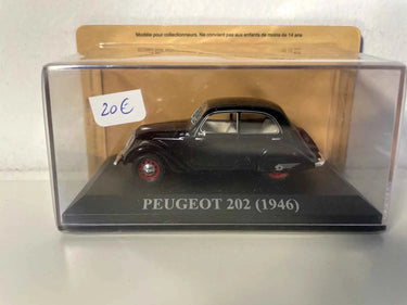 Peugeot 202 noire de 1946 Bernard Miniatures