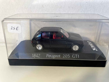 Peugeot 205 GTI noire (Solido référence 1842) Bernard Miniatures