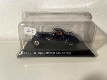 Peugeot 302 Darl'mat coupé bleu foncé de 1937 (blister) Bernard Miniatures