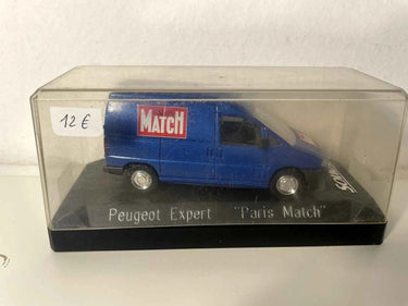 Peugeot Expert bleu avec publicité PARIS MATCH Bernard Miniatures
