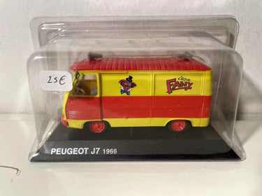 Peugeot J7 jaune et rouge CIRQUE FANY Bernard Miniatures