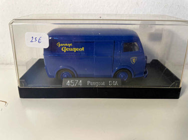 Peugeot fourgon D4A bleu (Solido référence 4574) Bernard Miniatures