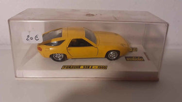 Porsche 928 S jaune (Solido référence 1505) Bernard Miniatures