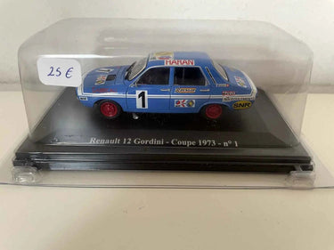 Renault 12 Gordini bleue numéro 1 - Coupe 1973 Bernard Miniatures