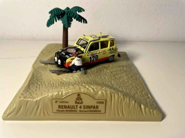 Renault 4 Sinpar N° 120 (rallye Paris - Dakar 1980) Bernard Miniatures