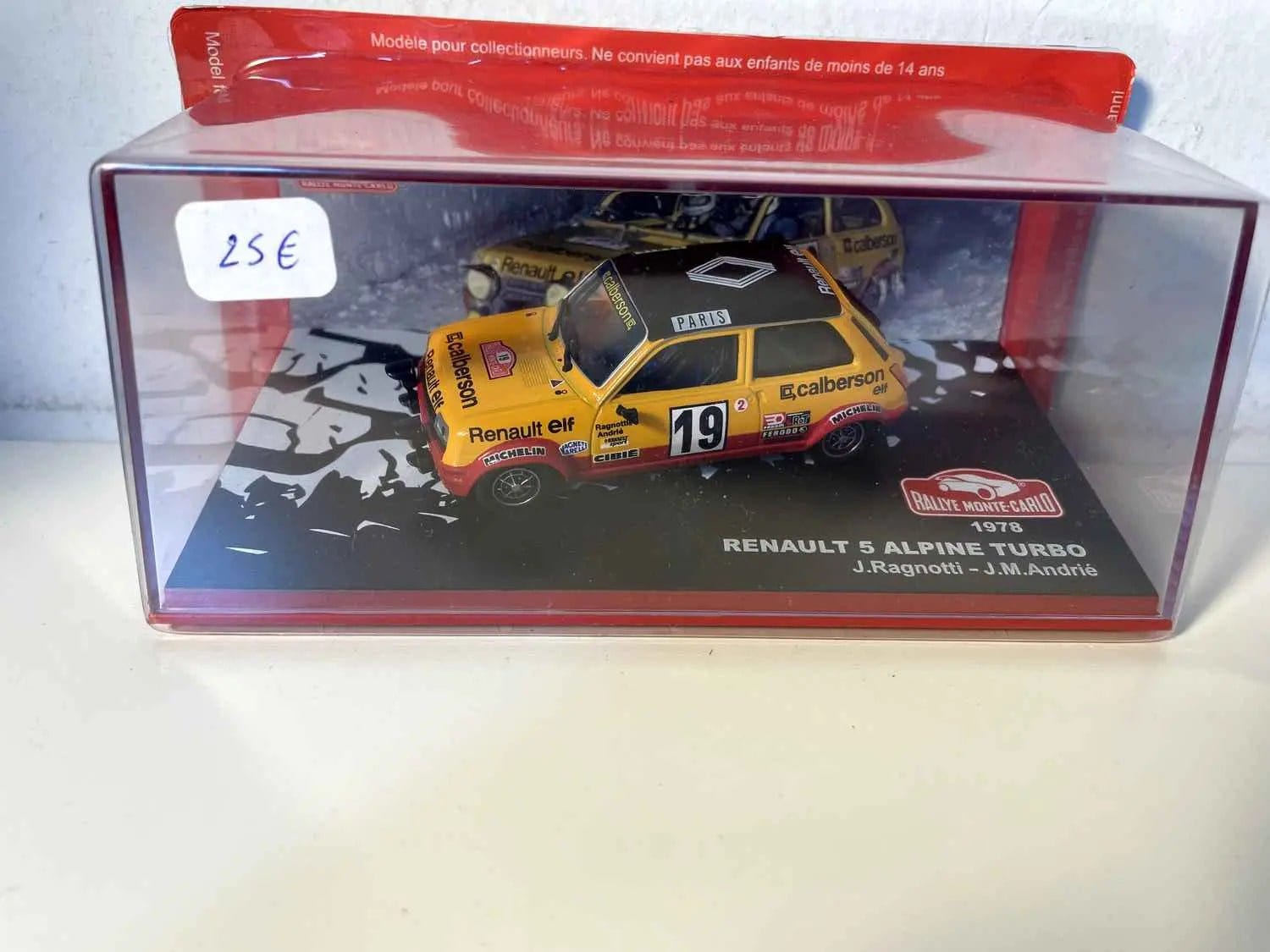 1/43 Renault 5 Turbo Super Production 1987 Comas ou Ragnotti ou 1/43 Renault 5 Turbo Super Production 1987 Comas ou Ragnotti ou