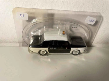 Renault 8 noire et blanche POLICE Bernard Miniatures