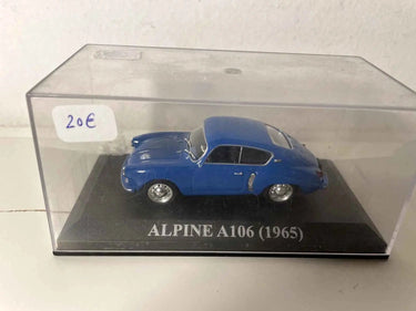 Renault Alpine A106 bleue de 1965 (petite boite plexi) Bernard Miniatures