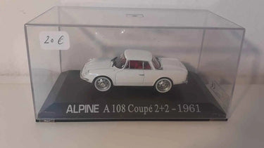 Renault Alpine A108 coupé 2 + 2 blanche de 1961 Bernard Miniatures