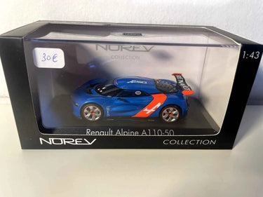 Renault Alpine A110-50 bleue et orange (Norev) Bernard Miniatures