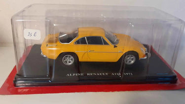 Renault Alpine A110 jaune orangée de 1971 (échelle 1/24ème) Bernard Miniatures