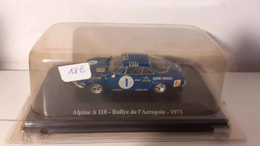 Renault Alpine A110 rallye de l'Acropole de 1973 (numéro 1) Bernard Miniatures
