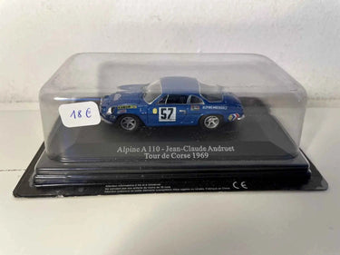Renault Alpine A110 tour de Corse 1969 (numéro 57) Jean-Claude Andruet Bernard Miniatures