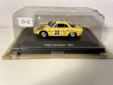 Renault Alpine Willys Interlagos jaune de 1966 numéro 22 Bernard Miniatures