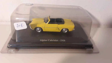Renault Alpine cabriolet jaune de 1958 Bernard Miniatures