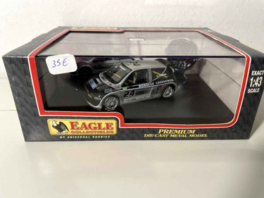 Renault Sport Clio Trophy noire et grise numéro 24 (Renault Catalunya) (coffret boite rectangle) Bernard Miniatures