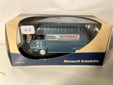 Renault estafette bleue avec la publicité BUTAGAZ Bernard Miniatures