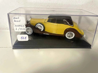 Rolls-Royce Phamtom 2 ocre et marron de 1939 (voiture américaine) Bernard Miniatures