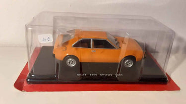 Seat 1200 sport orange de 1977 (échelle 1/24ème) Bernard Miniatures
