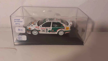 Skoda Octavia WRC - rallye de Monté-Carlo de 2003 (boite plexi) Bernard Miniatures