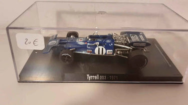 Tyrrell 003 bleue numéro 11 de 1971 (Formule 1) Bernard Miniatures