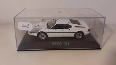 Voiture Miniature BMW M1 blanche - Bernard Miniatures