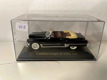 Voiture Miniature Cadillac coupé de ville noire de 1949 (voiture américaine) - Bernard Miniatures